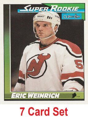 Eric Weinrich Hockey Card Collection